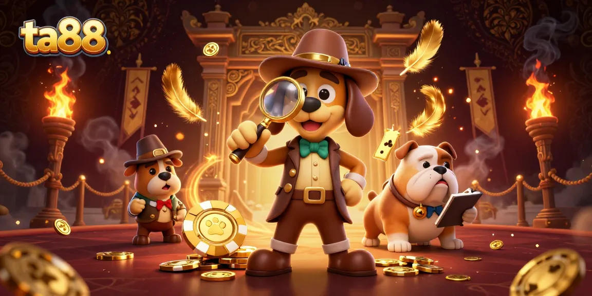 Join the detective in the vibrant world of ta88 gaming, uncovering treasures with excitement.
