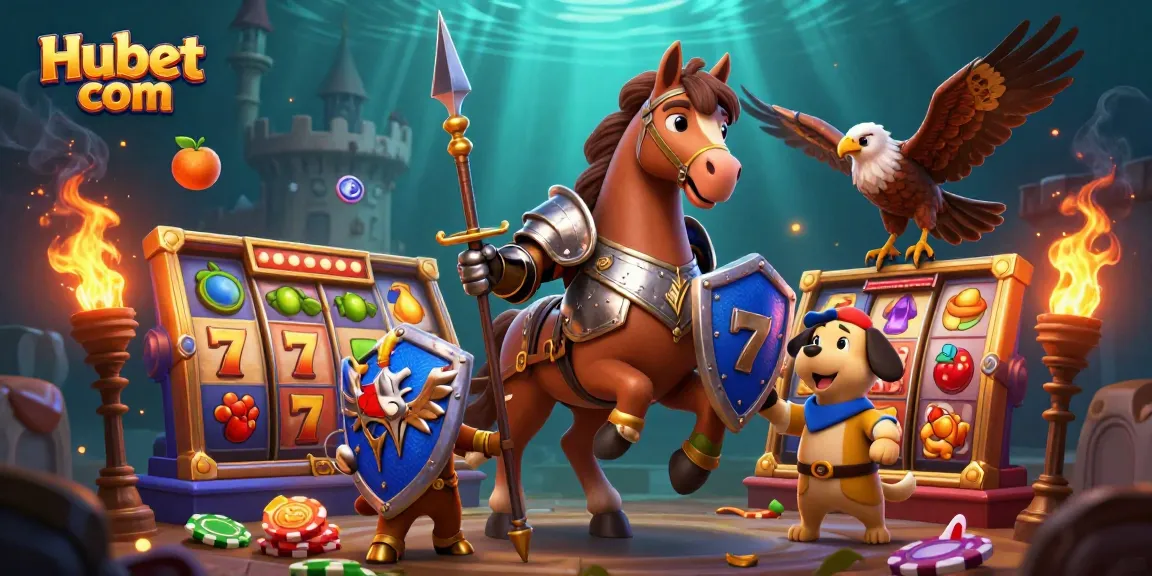Spin and win at Hubet com with engaging 3D slot reels, lucky symbols, and dynamic characters!