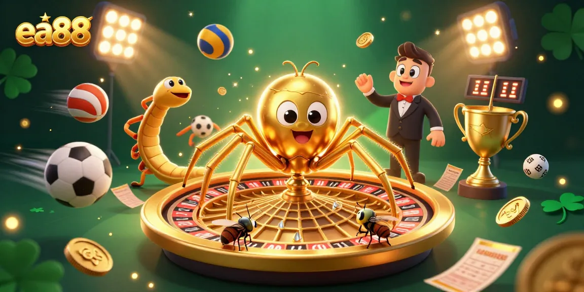 Experience thrilling gameplay at ea88 with golden roulette webs and dynamic sports elements.