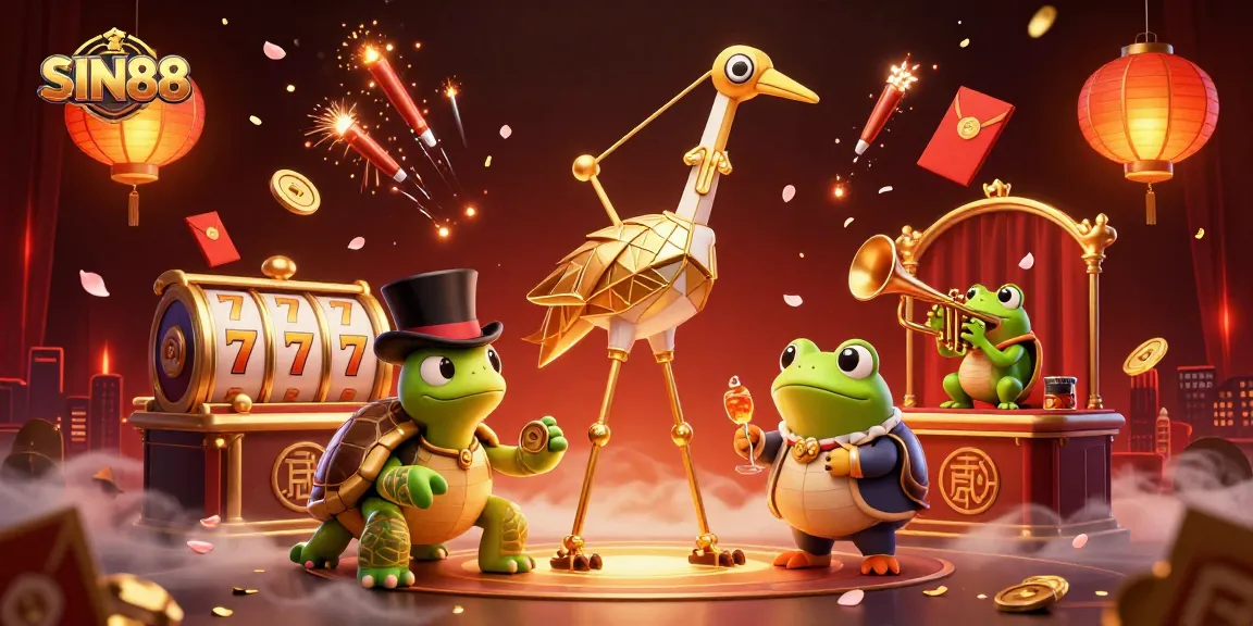 Experience exciting gameplay at SIN88 with vibrant 3D characters and engaging casino elements.