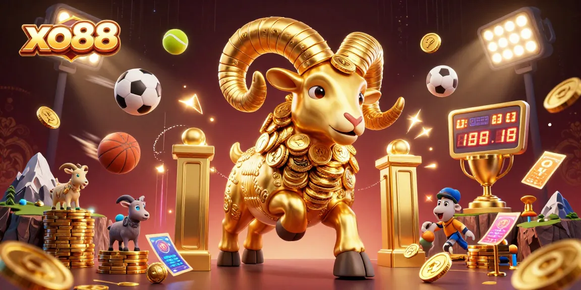 Experience the thrill of betting with xo88's packed dynamic casino illustration showcasing vibrant elements.