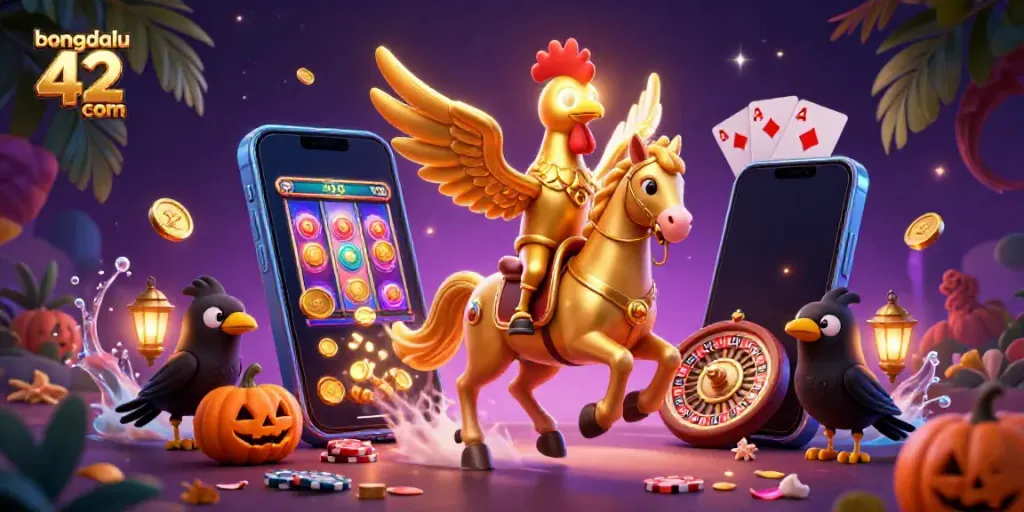 Engage with exciting gameplay at bongdalu 42 com, featuring vibrant 3D casino characters and dynamic gaming elements.