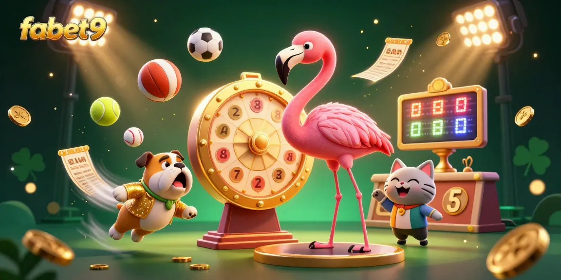 Engage with fabet9’s thrilling gaming scene featuring vibrant characters and dynamic sports elements.