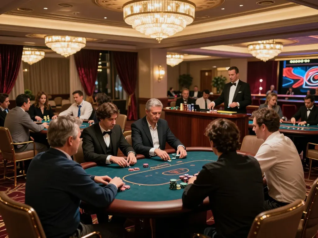 Experience high-stakes gameplay at DA88 VIP casino with exclusive poker tables and luxury ambiance.