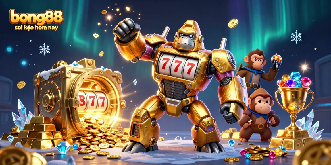 Experience bong88 soi kèo hôm nay through an ultra-detailed 3D illustration of casino excitement.