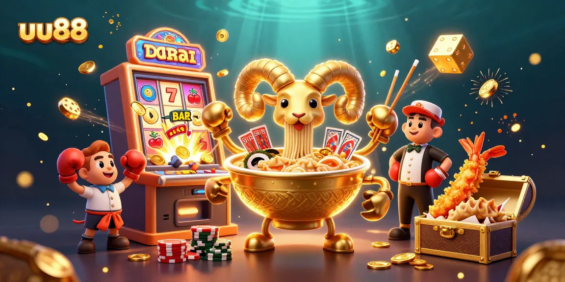 Experience the excitement at uu88 with a vibrant 3D casino scene featuring dynamic characters and thrilling games.