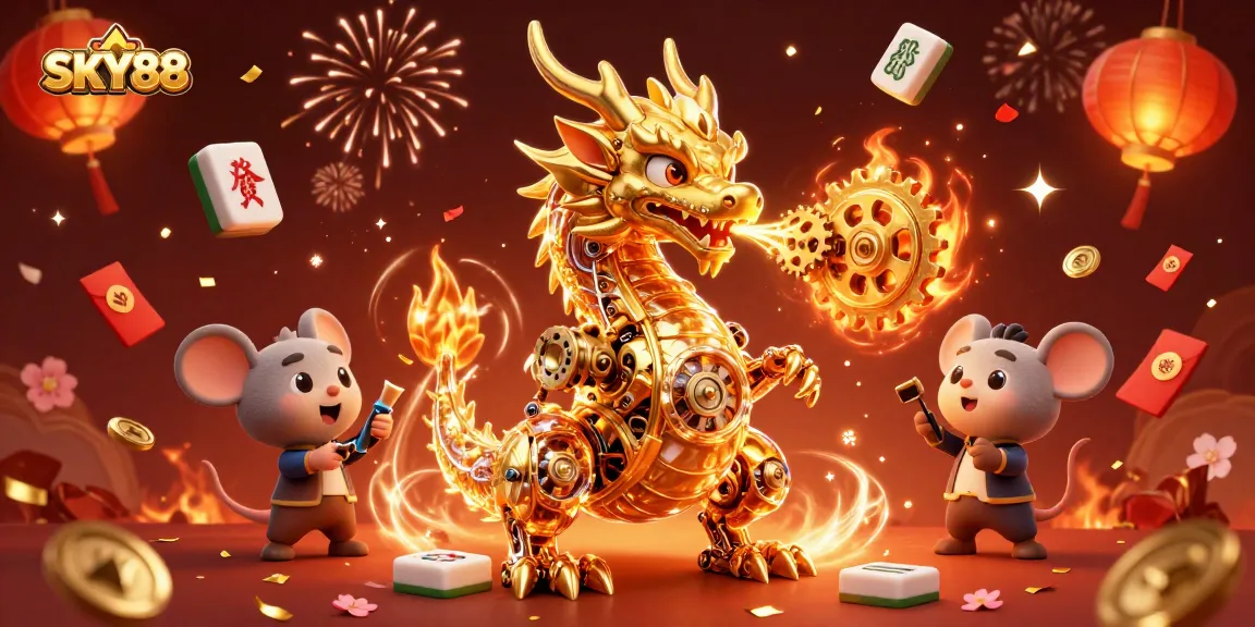 Engage with thrilling gameplay at SKY88, featuring a vibrant 3D casino atmosphere.